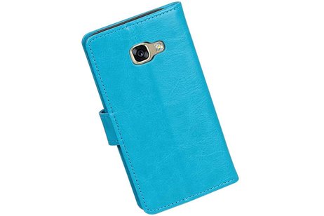 Galaxy A3 2017 Portemonnee hoes booktype wallet case Turquoise