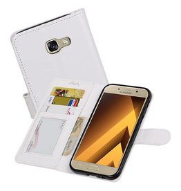 Samsung Galaxy A5 2017 Portemonnee hoesje booktype wallet case Wit