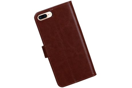 iPhone 7 / 8 Plus Portemonnee hoesje booktype wallet case Bruin