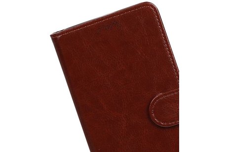 BAOHU Hoesje Geschikt voor iPhone 7 / 8 Plus - Portemonnee hoesje booktype wallet case Bruin