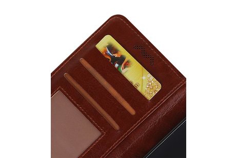 iPhone 7 / 8 Plus Portemonnee hoesje booktype wallet case Bruin