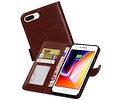 iPhone 7 / 8 Plus Portemonnee hoesje booktype wallet case Bruin