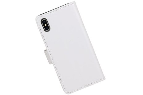 BAOHU Hoesje Geschikt voor iPhone X - Portemonnee hoesje booktype wallet case Wit