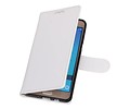 BAOHU Hoesje Geschikt voor Samsung Galaxy J5 2016 - Portemonnee hoesje booktype wallet case Wit