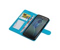 Moto G5s Plus Portemonnee hoesje booktype wallet Turquoise