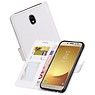 BAOHU Samsung Galaxy J7 2017 Portemonnee hoesje booktype wallet case Wit