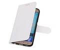 BAOHU Hoesje Geschikt voor Samsung Galaxy S6 - Portemonnee hoesje booktype wallet case Wit