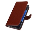 BAOHU Hoesje Geschikt voor Samsung Galaxy S7 Edge - Portemonnee hoesje booktype wallet case Bruin
