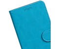 BAOHU Hoesje Geschikt voor Samsung Galaxy S7 Edge - Portemonnee hoesje booktype wallet Turquoise