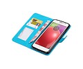 BAOHU Hoesje Geschikt voor Motorola Moto E4 Plus - Portemonnee hoesje booktype wallet Turquoise