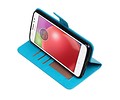 BAOHU Hoesje Geschikt voor Motorola Moto E4 Plus - Portemonnee hoesje booktype wallet Turquoise
