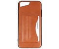 BAOHU Standing TPU Wallet Case - HoesjeGeschikt voor iPhone 8 Plus / 7Plus Bruin