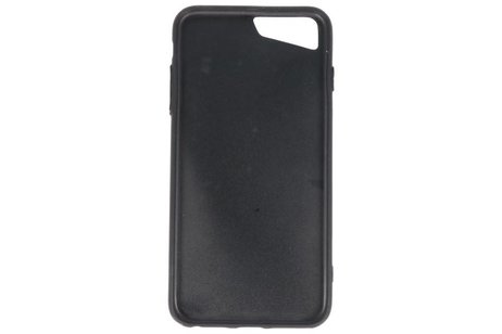 BAOHU Standing TPU Wallet Case - HoesjeGeschikt voor iPhone 8 Plus / 7Plus Bruin