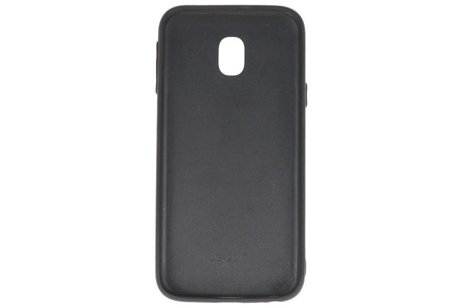 BAOHU Standing TPU Wallet Case - Hoesje Geschikt voor Samsung Galaxy J3 2017 Zwart