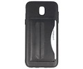 BAOHU Standing TPU Wallet Case - Hoesje Geschikt voor Samsung Galaxy J5 2017 Zwart