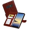 Samsung Galaxy Note 8 Portemonnee hoesje booktype wallet case Bruin