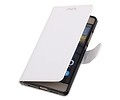 BAOHU Hoesje Geschikt voor Huawei P9 Lite - Portemonnee hoesje booktype wallet case Wit