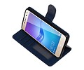 BAOHU Hoesje Geschikt voor Huawei Y5 / Y6 2017 - Portemonnee booktype wallet Donkerblauw