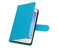 BAOHU Hoesje Geschikt voor Huawei Y5 / Y6 2017 - Portemonnee booktype wallet Turquoise