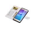 BAOHU Hoesje Geschikt voor Huawei Y5 / Y6 2017 - Portemonnee booktype wallet case Wit