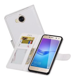 BAOHU Huawei Y5 / Y6 2017 Portemonnee booktype wallet case Wit