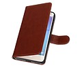 BAOHU Hoesje Geschikt voor Huawei Y5 / Y6 2017 - Portemonnee booktype wallet case Bruin