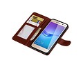 Huawei Y5 / Y6 2017 Portemonnee booktype wallet case Bruin