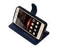 BAOHU Hoesje Geschikt voor Huawei Y5 II - Portemonnee hoesje booktype wallet Donkerblauw