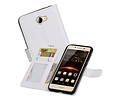BAOHU Hoesje Geschikt voor Huawei Y5 II - Portemonnee hoesje booktype wallet case Wit