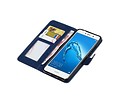 BAOHU Hoesje Geschikt voor Huawei Y7 / Y7 Prime - Portemonnee booktype wallet Donkerblauw