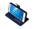 BAOHU Hoesje Geschikt voor Huawei Y7 / Y7 Prime - Portemonnee booktype wallet Donkerblauw