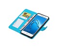 Huawei Y7 / Y7 Prime Portemonnee booktype wallet Turquiose