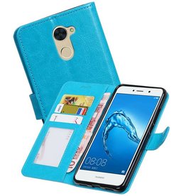 BAOHU Huawei Y7 / Y7 Prime Portemonnee booktype wallet Turquiose