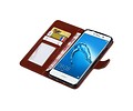 Huawei Y7 / Y7 Prime Portemonnee booktype wallet case Bruin