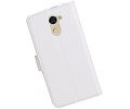 BAOHU Hoesje Geschikt voor Huawei Y7 / Y7 Prime - Portemonnee booktype wallet case Wit
