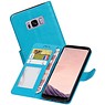 BAOHU Samsung Galaxy S8 Plus Portemonnee hoes booktype wallet Turquoise
