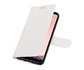 BAOHU Hoesje Geschikt voor Samsung Galaxy S8 Plus - Portemonnee hoesje booktype wallet case Wit