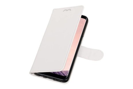 BAOHU Hoesje Geschikt voor Samsung Galaxy S8 Plus - Portemonnee hoesje booktype wallet case Wit