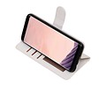 BAOHU Hoesje Geschikt voor Samsung Galaxy S8 Plus - Portemonnee hoesje booktype wallet case Wit