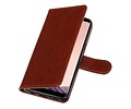 BAOHU Hoesje Geschikt voor Samsung Galaxy S8 Plus - Portemonnee hoesje booktype wallet case Bruin