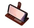 BAOHU Hoesje Geschikt voor Samsung Galaxy S8 Plus - Portemonnee hoesje booktype wallet case Bruin