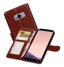 BAOHU Samsung Galaxy S8 Plus Portemonnee hoesje booktype wallet case Bruin