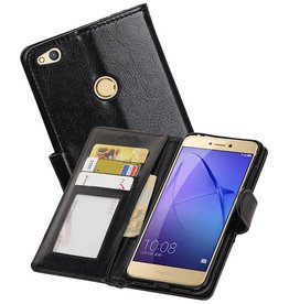 BAOHU Huawei P8 Lite 2017 Portemonnee hoesje booktype Zwart