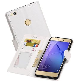 BAOHU Huawei P8 Lite 2017 Portemonnee hoesje booktype Wit