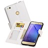 BAOHU Huawei P8 Lite 2017 Portemonnee hoesje booktype Wit