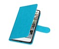 BAOHU Hoesje Geschikt voor Nokia 7 - Portemonnee hoesje booktype wallet case Turquoise