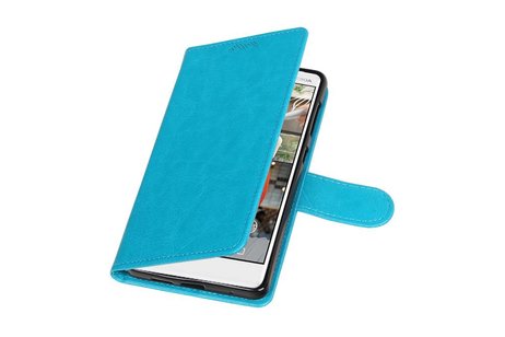 BAOHU Hoesje Geschikt voor Nokia 7 - Portemonnee hoesje booktype wallet case Turquoise