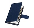BAOHU Hoesje Geschikt voor Nokia 7 - Portemonnee hoesje booktype wallet case Donker Blauw