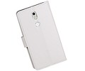BAOHU Hoesje Geschikt voor Nokia 7 - Portemonnee hoesje booktype wallet case Wit