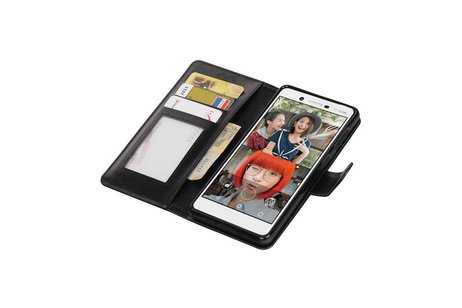 Nokia 7 Portemonnee hoesje booktype wallet case Zwart